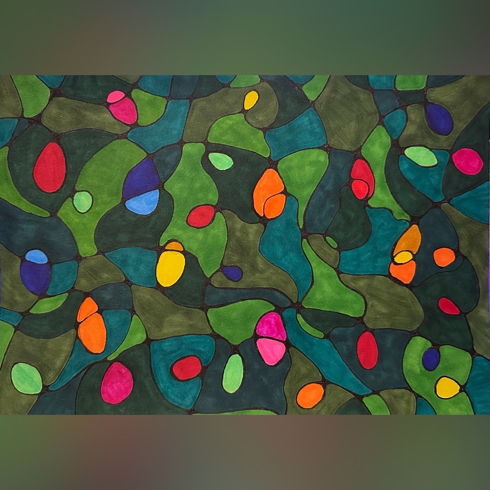 Original artwork.. “colored lights”